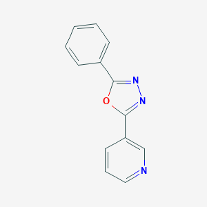 B176987 3-(5-Phenyl-1,3,4-oxadiazol-2-yl)pyridine CAS No. 21398-08-3