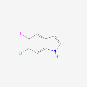 molecular formula C8H5ClIN B177018 6-氯-5-碘-1H-吲哚 CAS No. 122509-74-4