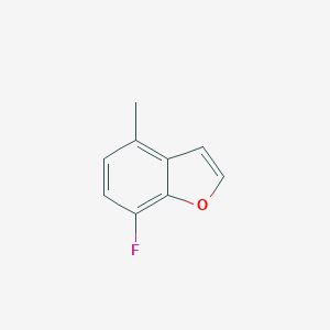 B177031 7-Fluoro-4-methylbenzofuran CAS No. 199391-57-6
