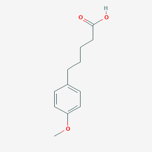 B177056 5-(4-Methoxyphenyl)pentanoic acid CAS No. 7508-04-5