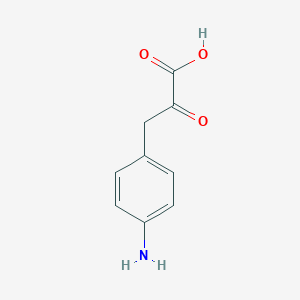 B177059 3-(4-Aminophenyl)-2-oxopropanoic acid CAS No. 16921-36-1