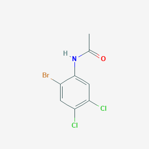molecular formula C8H6BrCl2NO B177061 N-(2-Bromo-4,5-dichlorophenyl)acetamide CAS No. 1940-31-4