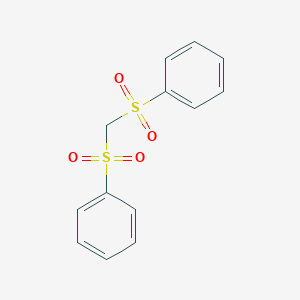 molecular formula C13H12O4S2 B177063 Bis(phenylsulfonyl)methane CAS No. 3406-02-8