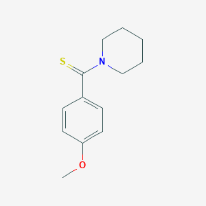 B177077 1-(4-Methoxybenzothioyl)piperidine CAS No. 42285-17-6