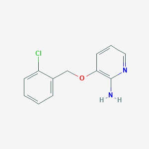 B177078 2-Amino-3-(2-chlorobenzyloxy)pyridine CAS No. 107229-61-8