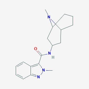molecular formula C18H24N4O B017710 1-去甲基 2-甲基格拉尼色隆（格拉尼色隆杂质 A） CAS No. 127472-42-8