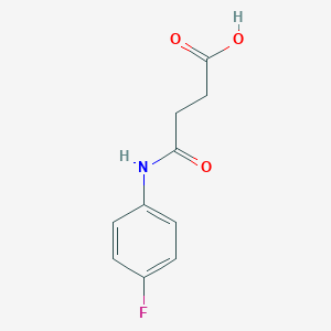 molecular formula C10H10FNO3 B177116 4-(4-Fluoroanilino)-4-oxobutanoic acid CAS No. 199461-14-8