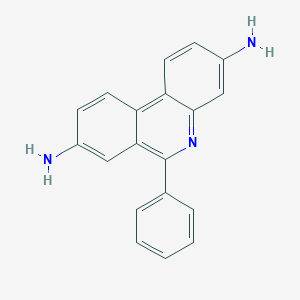 molecular formula C19H15N3 B017713 3,8-二氨基-6-苯基菲咯啉 CAS No. 52009-64-0