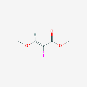 molecular formula C5H7IO3 B177143 （Z）-2-碘-3-甲氧基丙烯酸甲酯 CAS No. 163041-47-2