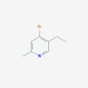 molecular formula C8H10BrN B177145 4-Bromo-5-ethyl-2-methylpyridine CAS No. 141315-43-7