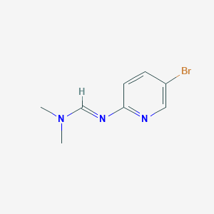 molecular formula C8H10BrN3 B177148 N'-(5-Bromopyridin-2-yl)-N,N-dimethylformimidamide CAS No. 138240-34-3