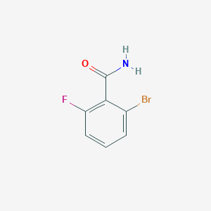 molecular formula C7H5BrFNO B177151 2-Bromo-6-fluorobenzamide CAS No. 107485-63-2