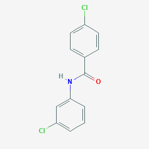 molecular formula C13H9Cl2NO B177152 4-氯-N-(3-氯苯基)苯甲酰胺 CAS No. 2447-96-3