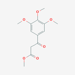 B177153 3-Oxo-3-(3,4,5-trimethoxyphenyl)propionic acid methyl ester CAS No. 139148-39-3