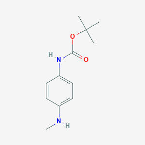 B177161 tert-Butyl (4-(methylamino)phenyl)carbamate CAS No. 113283-94-6