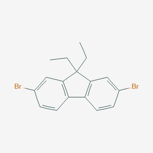 molecular formula C17H16Br2 B177170 2,7-Dibromo-9,9-diethylfluorene CAS No. 197969-58-7