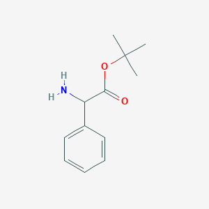 molecular formula C12H17NO2 B177178 叔丁基2-氨基-2-苯乙酸酯 CAS No. 124619-74-5