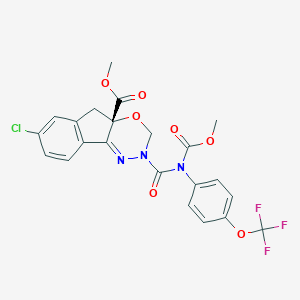 molecular formula C22H17ClF3N3O7 B177179 茚虫威 CAS No. 174060-41-4