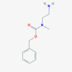 molecular formula C11H16N2O2 B177188 Benzyl 2-aminoethyl(methyl)carbamate CAS No. 19023-94-0