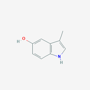 molecular formula C9H9NO B177197 5-Hydroxy-3-methylindole CAS No. 1125-40-2