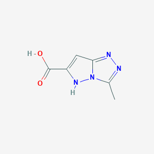 3-methyl-5H-pyrazolo[5,1-c][1,2,4]triazole-6-carboxylic acid