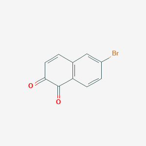 molecular formula C10H5BrO2 B177211 6-溴萘-1,2-二酮 CAS No. 6954-48-9