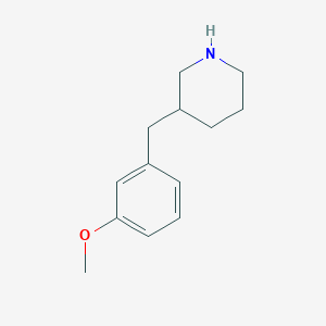 molecular formula C13H19NO B177213 3-(3-甲氧基苄基)哌啶 CAS No. 766487-11-0