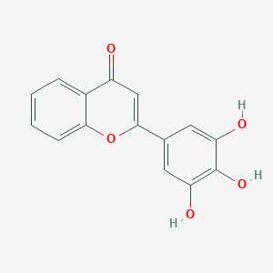 molecular formula C15H10O5 B177216 2-(3,4,5-Trihydroxyphenyl)chromen-4-one CAS No. 126432-36-8