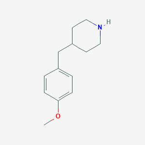 molecular formula C13H19NO B177217 4-(4-Methoxy-benzyl)-piperidine CAS No. 37581-26-3