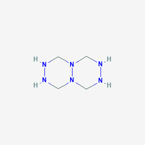 molecular formula C4H12N6 B177229 Tetraformaltrisazine CAS No. 1743-13-1