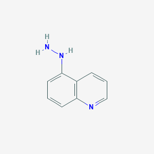 molecular formula C9H9N3 B177232 5-肼基喹啉 CAS No. 15793-79-0