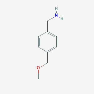 molecular formula C9H13NO B177247 (4-(Metoximetil)fenil)metanamina CAS No. 132719-05-2