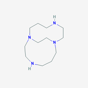 molecular formula C12H26N4 B177251 1,4,8,11-Tetraazabicyclo[6.6.2]hexadecane CAS No. 130701-19-8