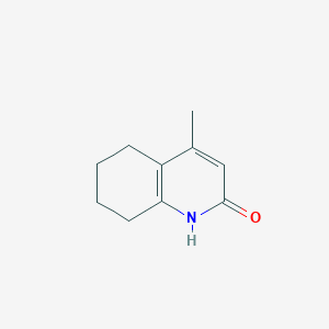 molecular formula C10H13NO B177269 4-Methyl-5,6,7,8-tetrahydroquinolin-2(1h)-one CAS No. 16236-70-7