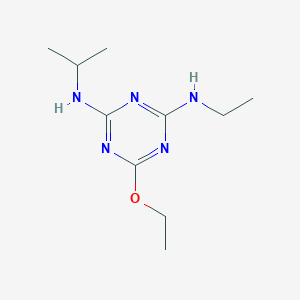 molecular formula C10H19N5O B177272 Atrazine-2-ethoxy CAS No. 126919-71-9