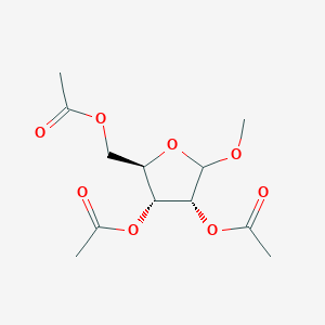 molecular formula C12H18O8 B017729 2,3,5-三-O-乙酰基-D-呋喃核糖甲基 CAS No. 52554-28-6