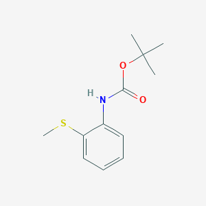 molecular formula C12H17NO2S B177295 2-(N-BOC-Amino)thioanisole CAS No. 144303-96-8