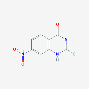 molecular formula C8H4ClN3O3 B177313 2-Chloro-7-nitroquinazolin-4(3H)-one CAS No. 129112-64-7