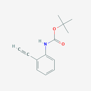 molecular formula C13H15NO2 B177329 Tert-butyl (2-ethynylphenyl)carbamate CAS No. 199454-06-3
