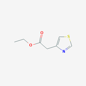 molecular formula C7H9NO2S B177331 Ethyl 2-(4-Thiazolyl)acetate CAS No. 120155-43-3