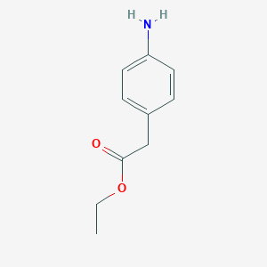molecular formula C10H13NO2 B177332 4-氨基苯乙酸乙酯 CAS No. 5438-70-0