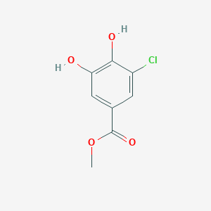 molecular formula C8H7ClO4 B177349 Methyl 3-chloro-4,5-dihydroxybenzoate CAS No. 132496-77-6