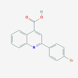 molecular formula C16H10BrNO2 B017735 2-(4-Bromophenyl)quinoline-4-carboxylic acid CAS No. 103914-52-9