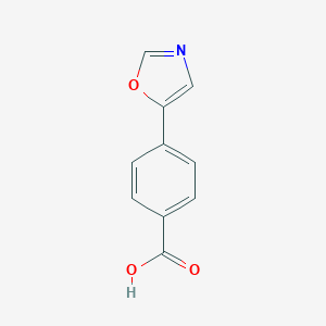 molecular formula C10H7NO3 B177368 4-(1,3-噁唑-5-基)苯甲酸 CAS No. 250161-45-6