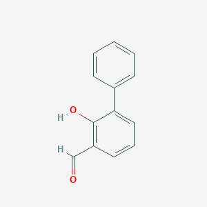 molecular formula C13H10O2 B177385 2-羟基-[1,1'-联苯]-3-甲醛 CAS No. 14562-10-8