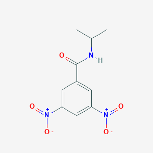 molecular formula C10H11N3O5 B177388 3,5-dinitro-N-propan-2-ylbenzamide CAS No. 10056-19-6