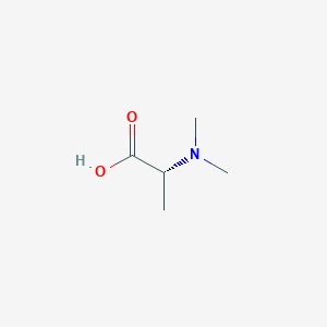 molecular formula C5H11NO2 B177394 (R)-2-(Dimethylamino)propanoic acid CAS No. 157431-09-9