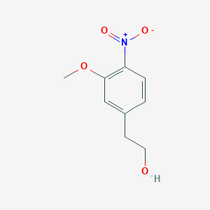 molecular formula C9H11NO4 B177442 2-(3-Methoxy-4-nitrophenyl)ethanol CAS No. 168766-15-2