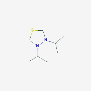 B177453 3,4-Di(propan-2-yl)-1,3,4-thiadiazolidine CAS No. 199590-83-5