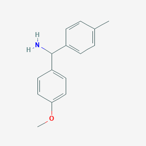 B177484 (4-Methoxyphenyl)(4-methylphenyl)methanamine CAS No. 161110-74-3